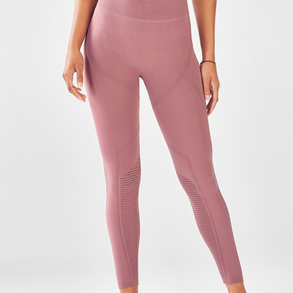 Fabletics High-Waisted SkulptKnit Openwork 7/8